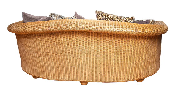 Image 1 of Vintage-Rattan-Bank