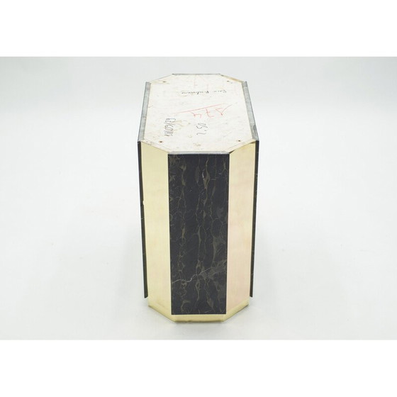 Image 1 of Großer Messing Portor Marmortisch J.C Mahey