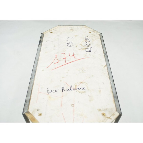 Image 1 of Großer Messing Portor Marmortisch J.C Mahey