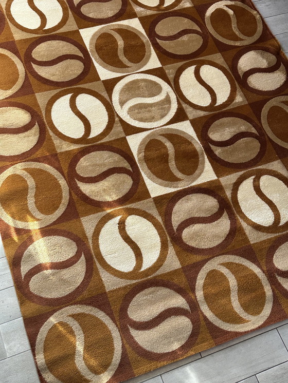Image 1 of Vintage Design Teppich 60er Jahre 70er Jahre