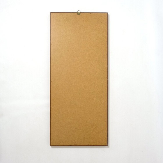 Image 1 of Skandinavischer Vintage-Spiegel aus Holz, 1960