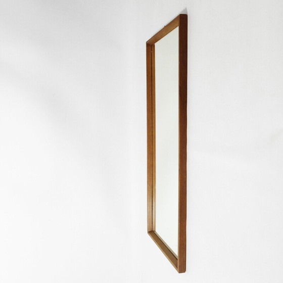 Image 1 of Skandinavischer Vintage-Spiegel aus Holz, 1960