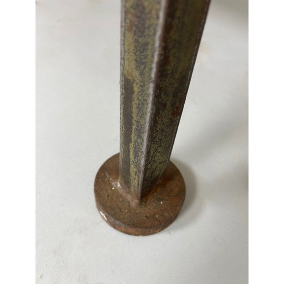 Image 1 of Vintage-Regal aus Metall und Holz, Tschechoslowakei