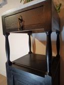 Stilvolles schwarzes Sideboard/Tisch/Getränkeschrank