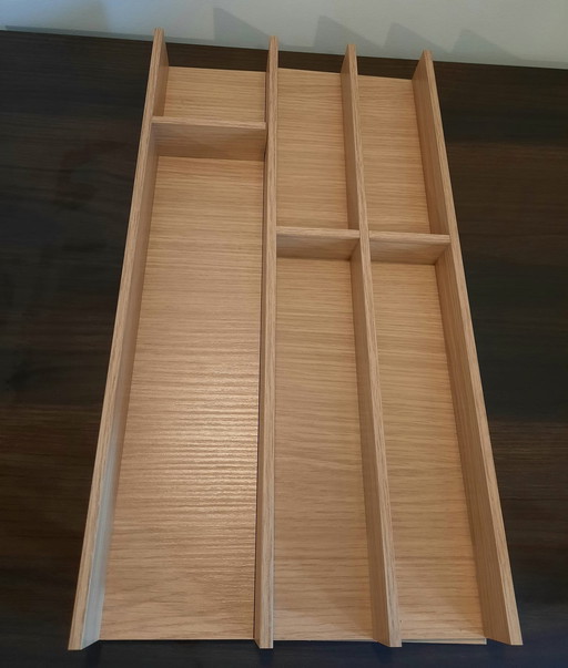 2x Pronorm Bestecktablett Holz Einbauküchen