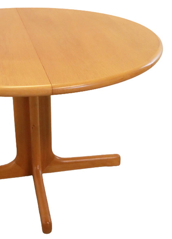 Image 1 of Vintage Lübke Zolling runder Esstisch ausziehbar