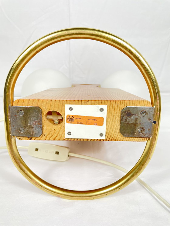 Image 1 of Temde-Tischlampe mit zwei Glaslampen