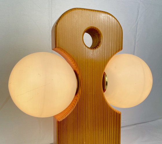 Image 1 of Temde-Tischlampe mit zwei Glaslampen