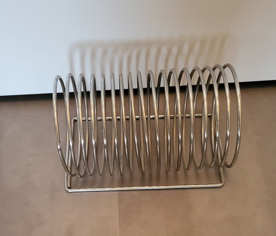 Image 1 of Chrom-Spiralmagazinständer 1990s
