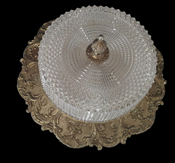 Image 1 of 2091 Barocke Deckenleuchte im Hollywood-Regency-Stil