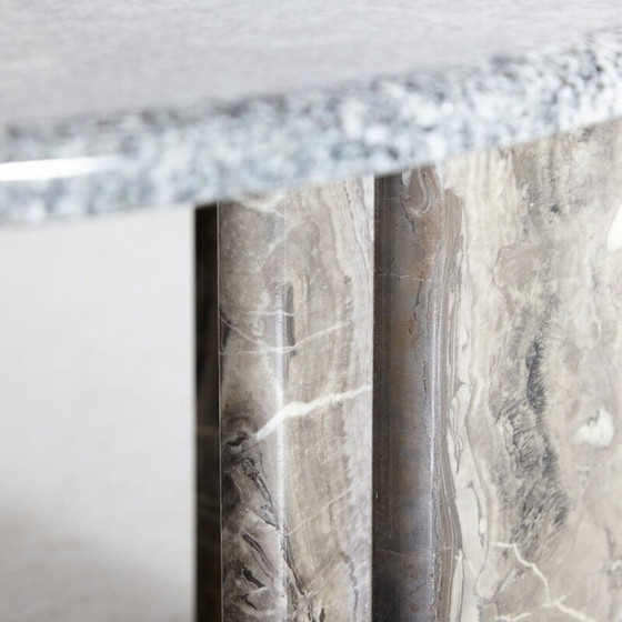 Image 1 of Vintage Granit Couchtisch mit abgerundeten Ecken, Italien 1970