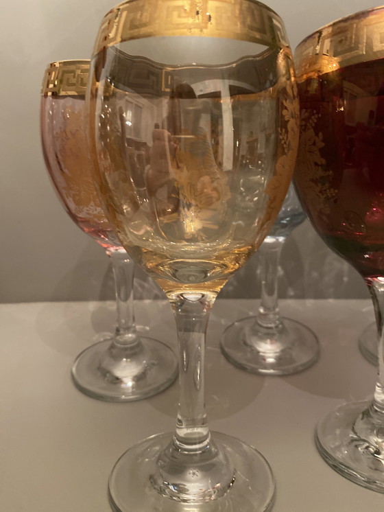 Image 1 of 5 Verres À Pied Murano