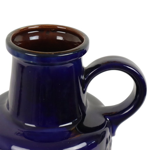 Vintage Blau West Deutschland Vase