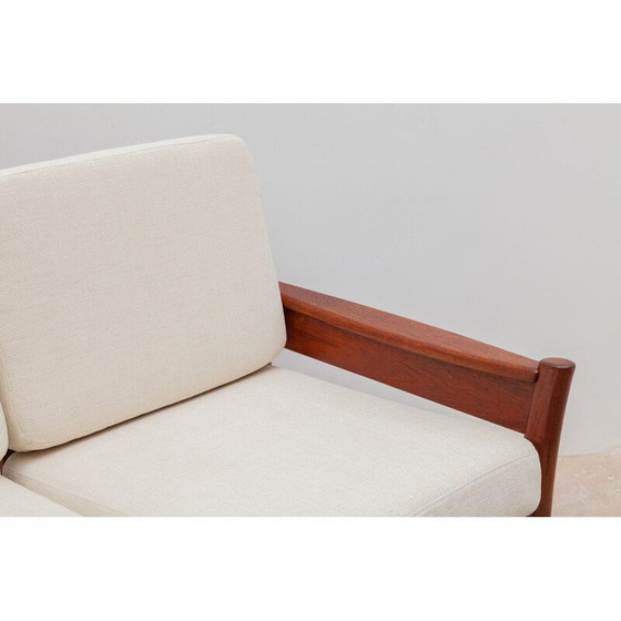 Image 1 of Vintage Dyrlund Dreisitziges Sofa, Dänemark 1950er Jahre