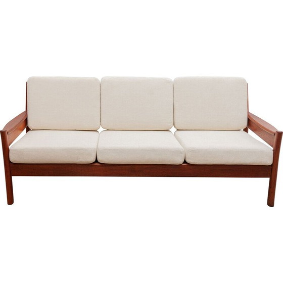 Image 1 of Vintage Dyrlund Dreisitziges Sofa, Dänemark 1950er Jahre