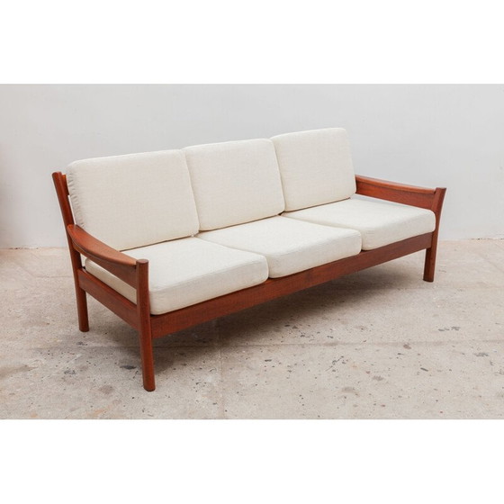 Image 1 of Vintage Dyrlund Dreisitziges Sofa, Dänemark 1950er Jahre