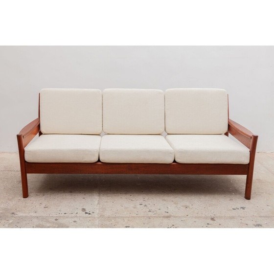 Image 1 of Vintage Dyrlund Dreisitziges Sofa, Dänemark 1950er Jahre