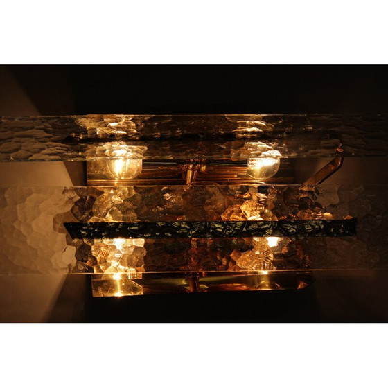 Image 1 of Wandleuchte aus Glas von J.T. Kalmar - 1970er