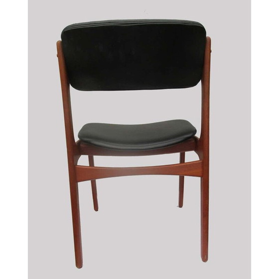 Image 1 of Posten von 10 vintage teak stühle von Erik Buch 1960
