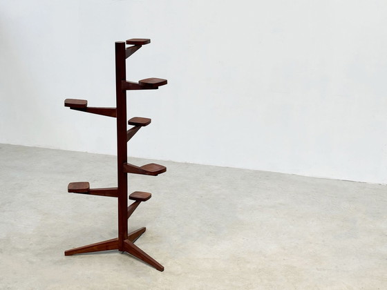 Image 1 of 1970'S Italienische Etagere / Beistelltisch aus Holz