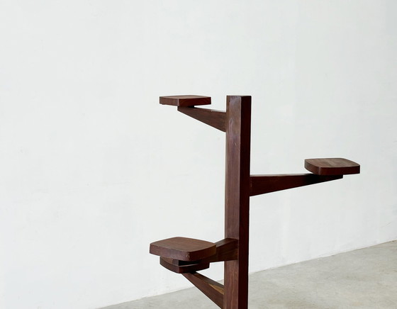 Image 1 of 1970'S Italienische Etagere / Beistelltisch aus Holz