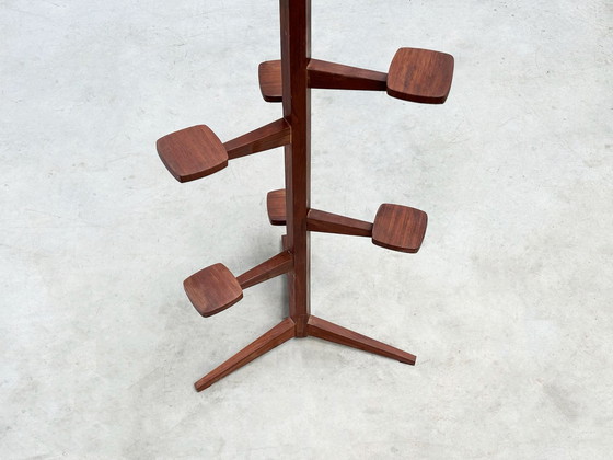 Image 1 of 1970'S Italienische Etagere / Beistelltisch aus Holz