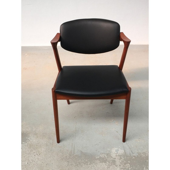 Image 1 of 6 Esszimmerstühle aus Teakholz von Kai Kristiansen für Schous Møbelfabrik, 1960er Jahre