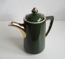S.P.M. Walküre Art deco Kaffeekanne, Teekanne und Milchkännchen