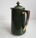 S.P.M. Walküre Art deco Kaffeekanne, Teekanne und Milchkännchen