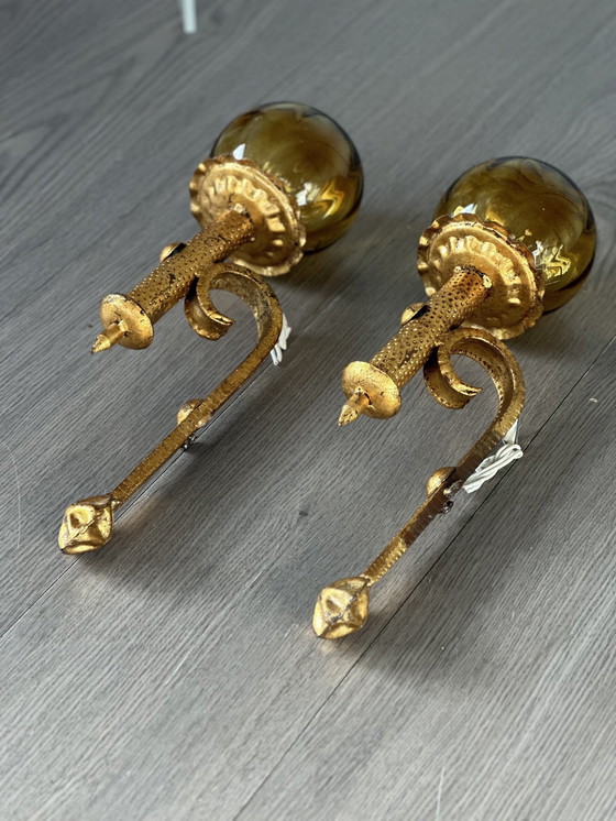 Image 1 of Schloss Lampen Antike Art Deco Wandlampe 1920er Jahre