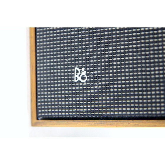 Image 1 of Paar Vintage-Lautsprecher aus Palisanderholz von Bang und Olufsen, Dänemark 1960