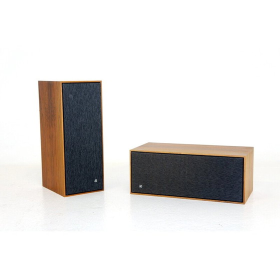 Image 1 of Paar Vintage-Lautsprecher aus Palisanderholz von Bang und Olufsen, Dänemark 1960