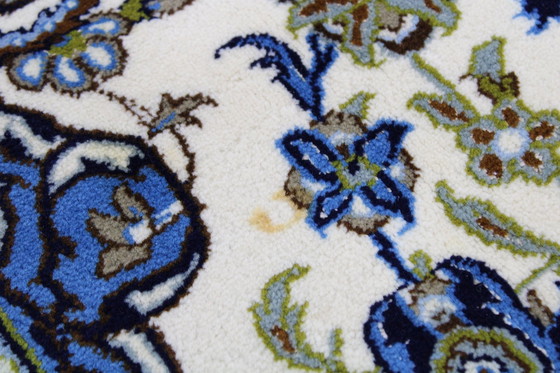 Image 1 of Original Isfahan Sehr Feiner Perserteppich Mit Seide Kette 433 X 252 Cm  