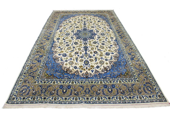Image 1 of Original Isfahan Sehr Feiner Perserteppich Mit Seide Kette 433 X 252 Cm  