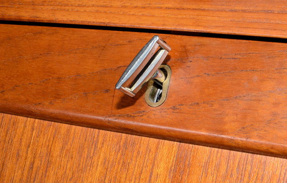 Image 1 of Mittelalterlicher dänischer Teak-Büroschrank von H.W. Klein für Bramin