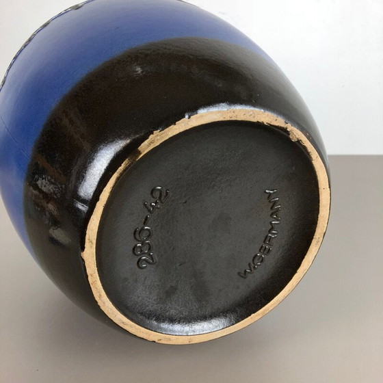 Image 1 of Mehrfarbige Vase 286-42 aus Keramik von Scheurich, 1970er Jahre