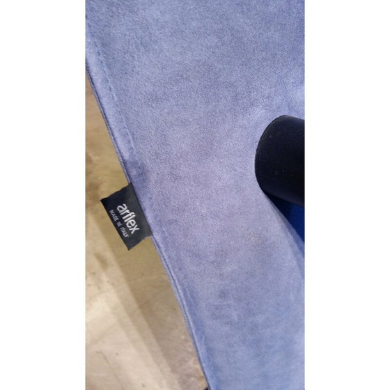 Image 1 of Artflex "T-Line" Sessel in blauem Alcantara, Burkhard VOGTHERR - 1984