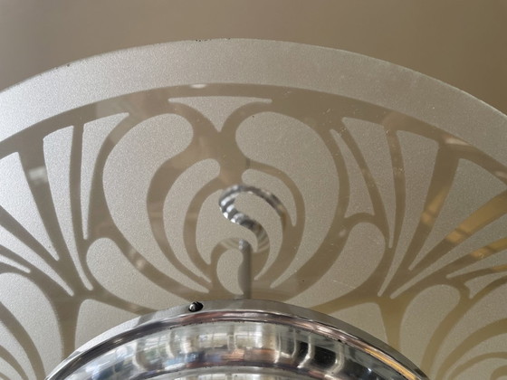 Image 1 of Lampe Hängelampe Scheibe Art Deco 1930er Jahre Französisch