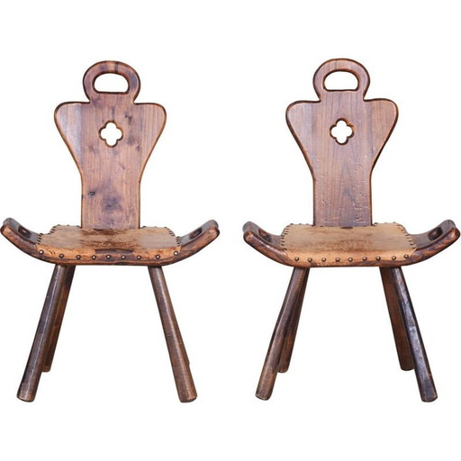 Paar Vintage Art Deco Sessel Krásná Jizba, Tschechoslowakei 1940er Jahre