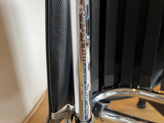 Image 1 of Cassina Lc4 Le Corbusier Chaise Longue Schwarz Leder Chrom