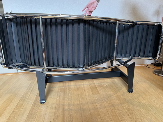 Image 1 of Cassina Lc4 Le Corbusier Chaise Longue Schwarz Leder Chrom