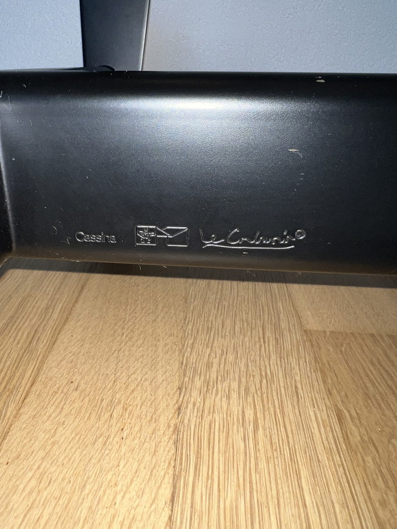 Image 1 of Cassina Lc4 Le Corbusier Chaise Longue Schwarz Leder Chrom