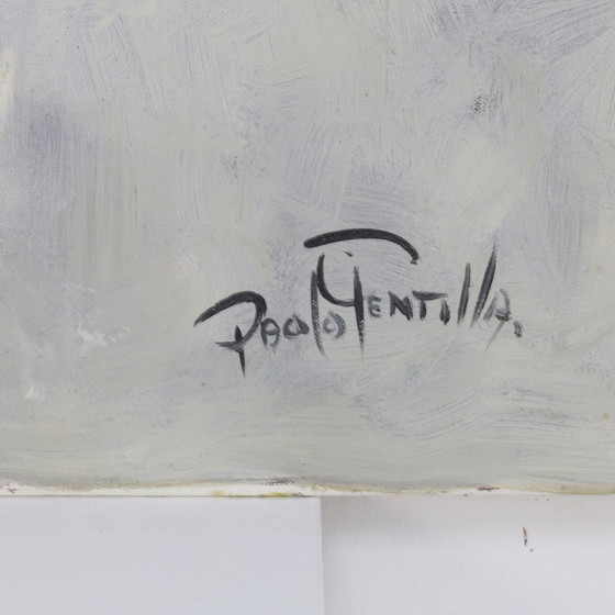 Image 1 of Abstrakte Malerei - Paolo Gentilla, 1970er Jahre