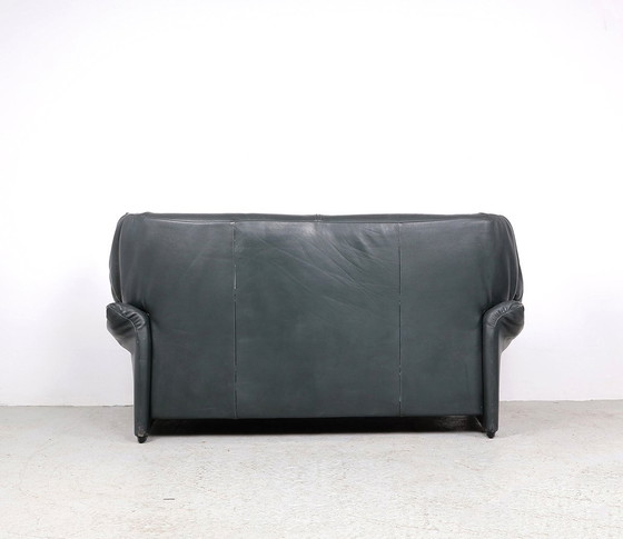 Image 1 of Cassina Portovenere Ledersofa mit Hocker