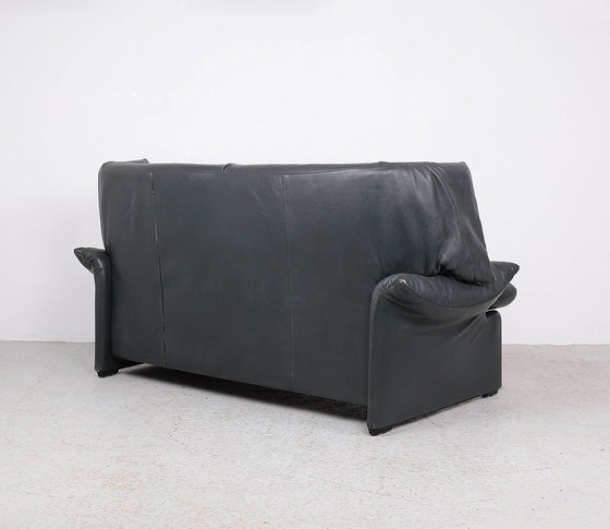 Image 1 of Cassina Portovenere Ledersofa mit Hocker
