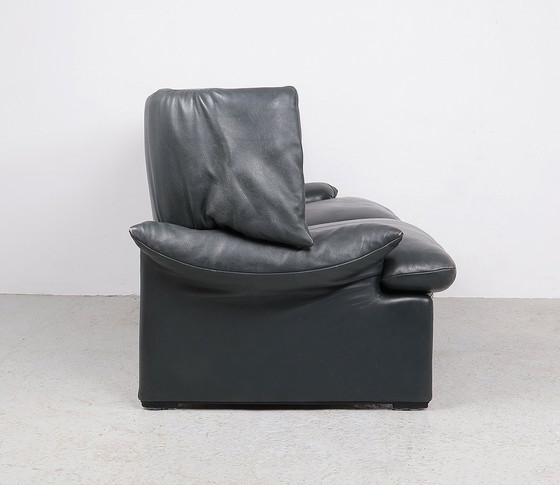 Image 1 of Cassina Portovenere Ledersofa mit Hocker