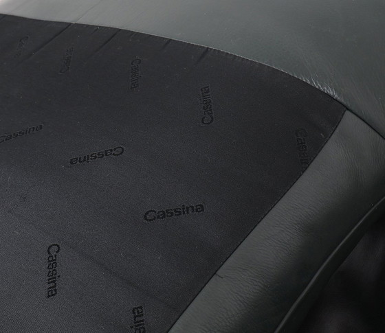 Image 1 of Cassina Portovenere Ledersofa mit Hocker