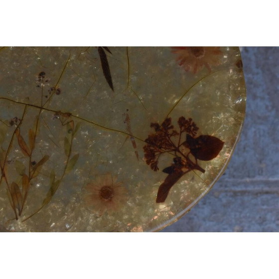 Image 1 of Vintage Couchtisch aus Harz, 1970