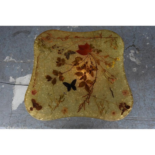 Vintage Couchtisch aus Harz, 1970