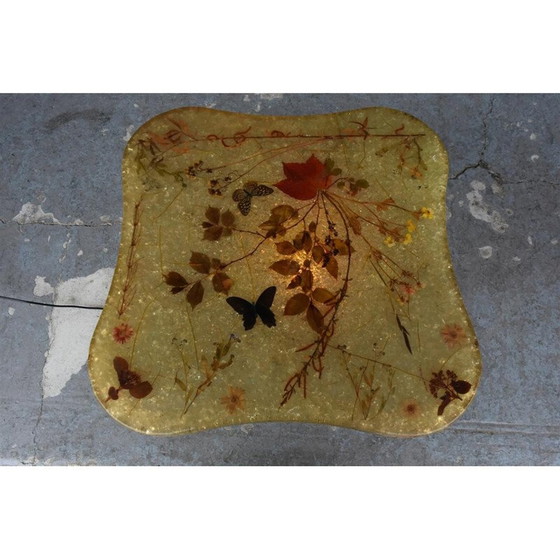 Image 1 of Vintage Couchtisch aus Harz, 1970